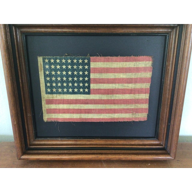 1910s Antique 48 Star American Flag 1912- 1920 For Sale - Image 5 of 5