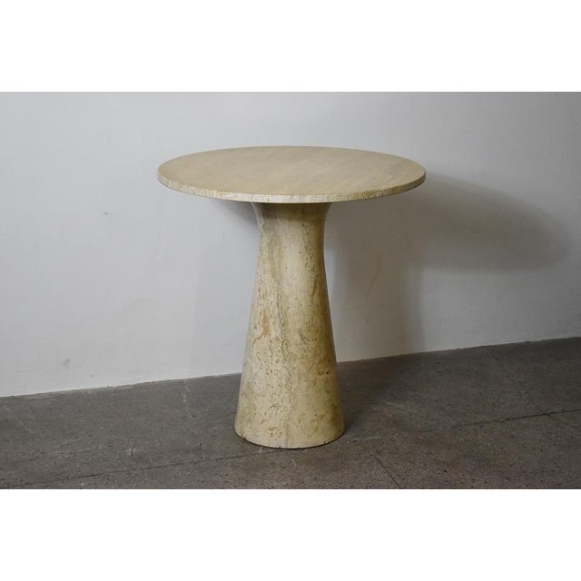 Travertine Side Table, 1970s For Sale - Image 6 of 6