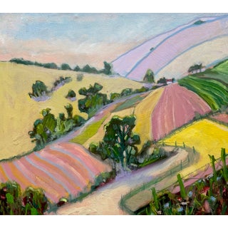 Expressive Large Landscape Painting 32”x36” For Sale