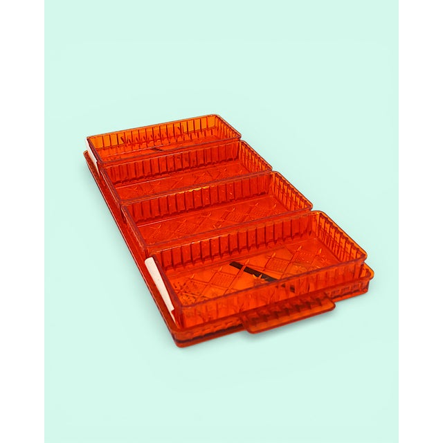 Vintage Polish Space Age Dessert Trays, 1973, Set of 5 For Sale - Image 11 of 18