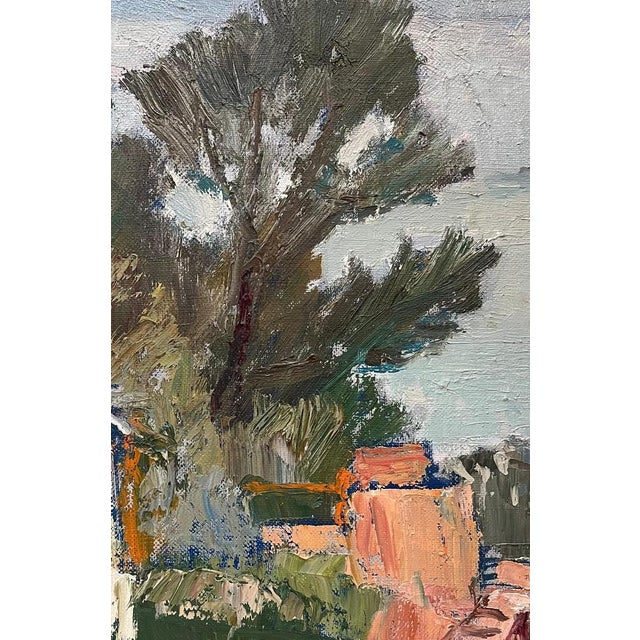 Ernest Voegeli, Seaside at Saint Raphaël, Oil on Canvas For Sale - Image 8 of 13