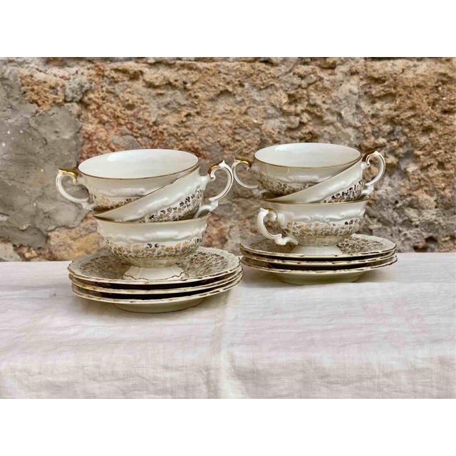 Mid-Century Porcelain Tea Service by Johann Seltmann Vohenstrauß, Germany, 1950s, Set of 12 For Sale - Image 13 of 13
