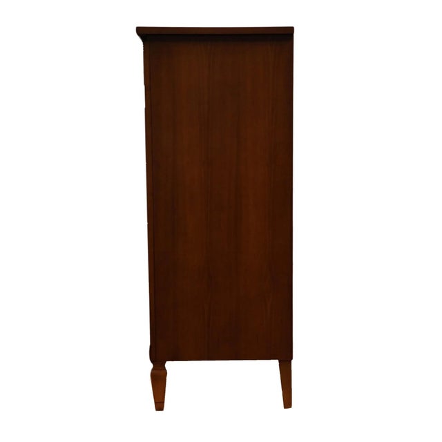 Dixie Furniture Solid Pecan Italian Neoclassical Tuscan Style 34″ Chest of Drawers 260-7 For Sale - Image 10 of 13