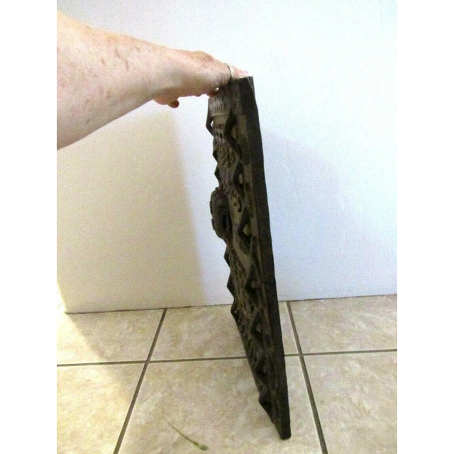 Vintage African Mali Tribal Dogon Wood Door For Sale - Image 11 of 13