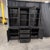 Pottery Barn Pottery Barn Logan 6-Piece Modular Wall Unit With Glass Door Hutch, Black For Sale - Image 4 of 10