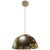 Lightolier Mid-Century Modern Concentric Louvered Brass Pendant Light / Chandelier For Sale - Image 10 of 10