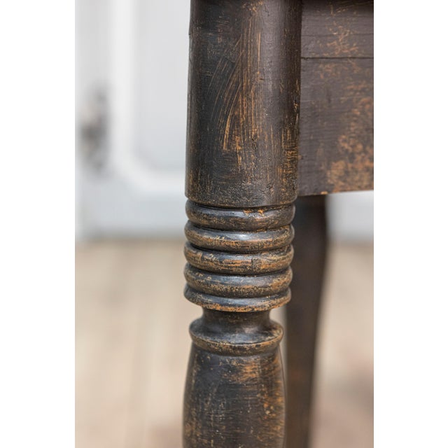 19th Century Swedish Demi Lune Console Table Circa 1860 For Sale - Image 9 of 12