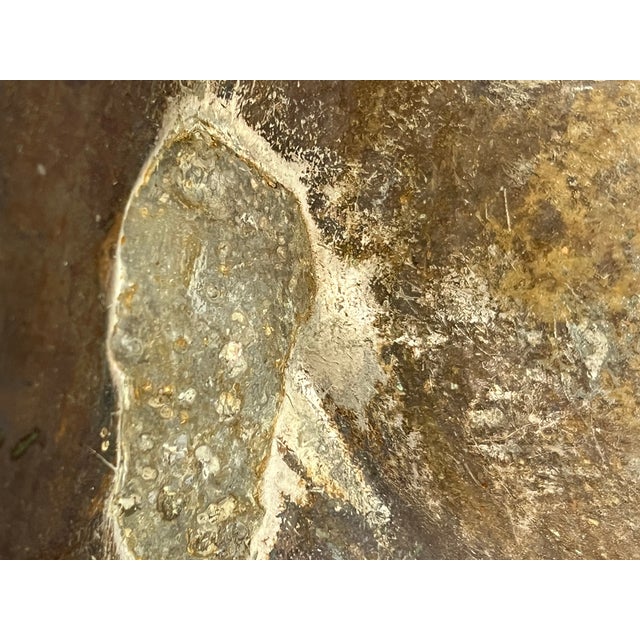 Metal Antique Butcher’s Tray Table on Iron Stand – Primitive Industrial Meat Prep Basin, Early 1900s For Sale - Image 7 of 12