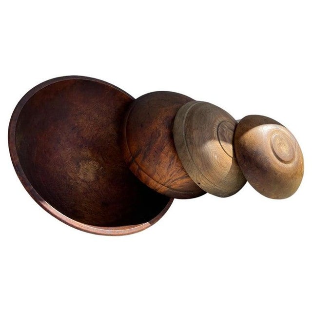 These amazing early 19thc butter bowls are in fine condition with wonderful aged patina.There is nice shapes and form.Sold...