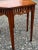 Wood Hexagonal Cherry Wood Carved Library Hall Table For Sale - Image 7 of 7