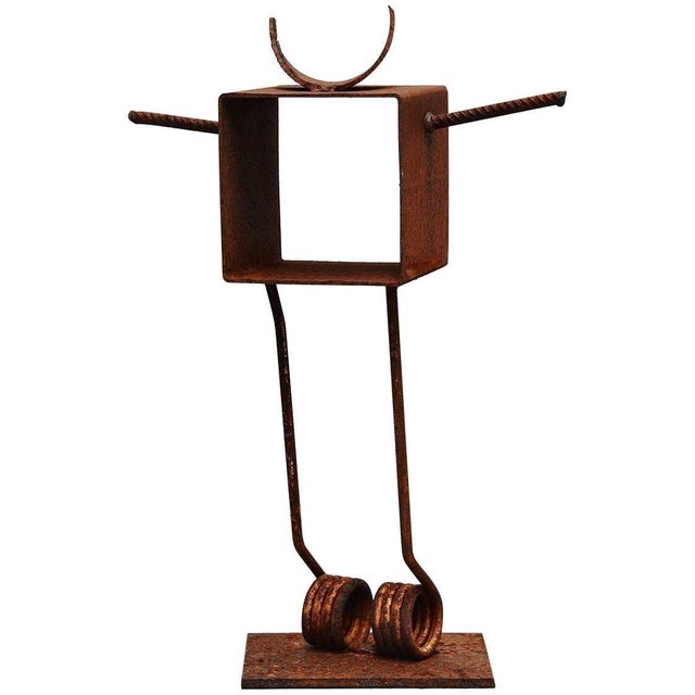 Metal Abstract Modern Figure Sculpture by Theo Niermeijer, 1970 For Sale - Image 7 of 7