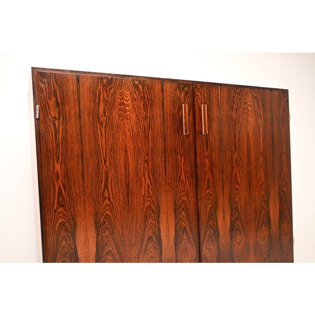 Wood Vintage Danish Drinks Cabinet attributed to Axel Christensen, 1960s For Sale - Image 7 of 11
