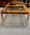 Mid-Century Modern 1970s Century Furniture Burl Wood and Brass Dining Table (Two Leaves) For Sale - Image 3 of 9