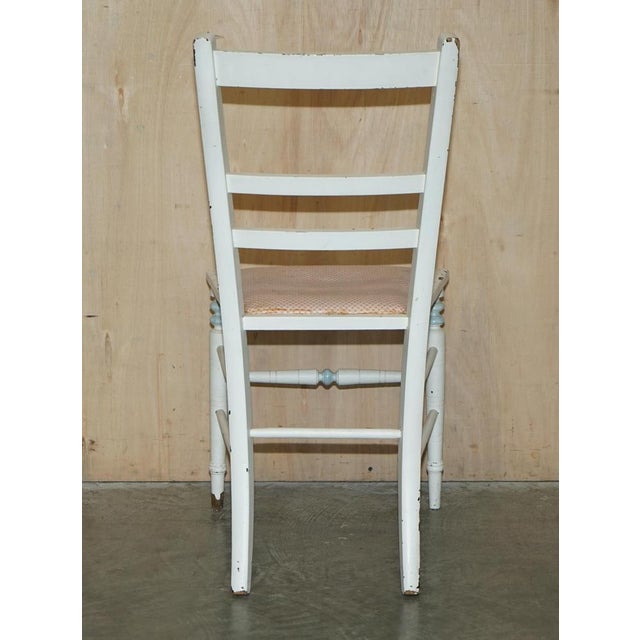 Antique French Paint Side Chair For Sale - Image 16 of 18