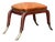 Dessin Fournir Sabreleg Leather and Silver Gilt Ottoman For Sale