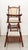 Antique Children's Chair in Beech, 1890s For Sale - Image 3 of 12