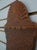 1990s Primitive Style Wood Collector Sponge Painted Spoon Holder W. Carved Sun Rays For Sale - Image 5 of 8