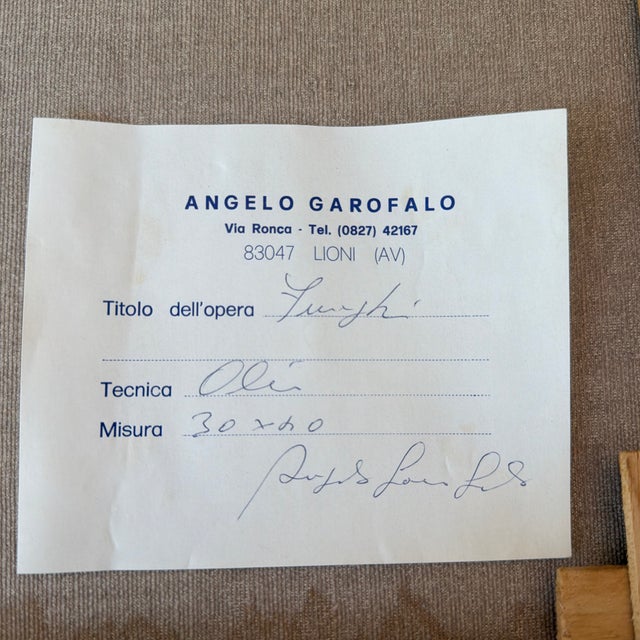 Still Life Oil Painting of Mushrooms by Italian Artist Angelo Garofalo For Sale - Image 10 of 12