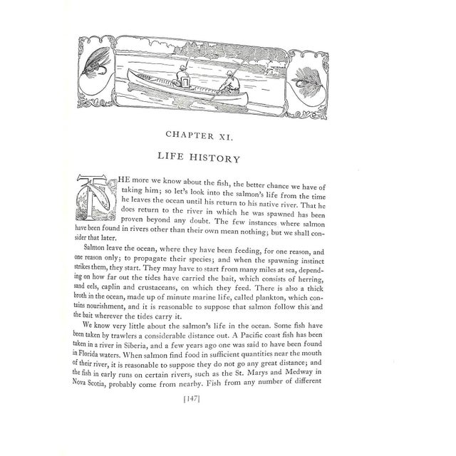 "Atlantic Salmon Fishing" 1985 Phair, Charles For Sale - Image 4 of 12