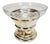 Large Art Deco Crystal Glass Centerpiece Bowl on Pedestal For Sale