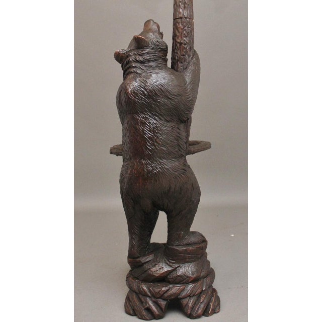 Late 19th Century 19th Century Black Forest Bear Hall Stand, 1880s For Sale - Image 5 of 18