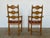 Danish Modern Oak High-Back Wave Ladder Armchairs by Henning Kjærnulf, 1960s, Set of 2 For Sale - Image 9 of 10