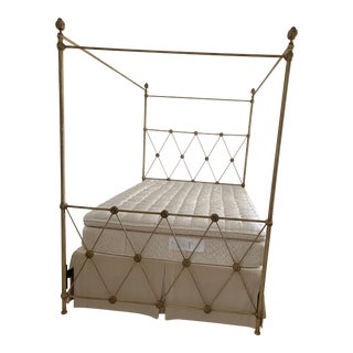 1990s Metal Canopy Bed For Sale
