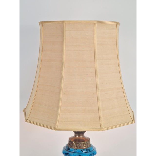 1950s Large Middle Eastern Ceramic Table Lamp, 1950s For Sale - Image 5 of 13