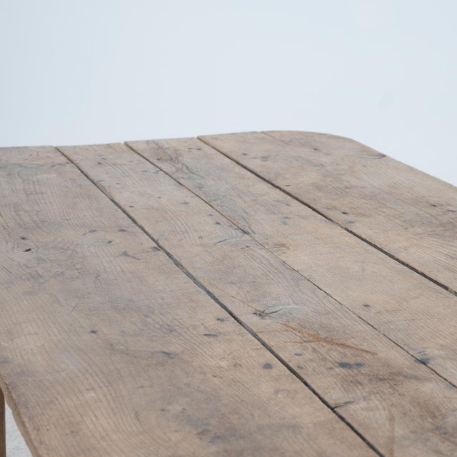 Antique 19th Century Farmhouse Oak Table, France For Sale - Image 6 of 12