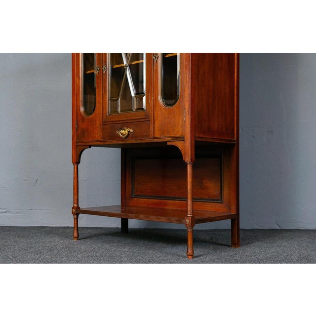 Vinrage Brown Wooden Cabinet For Sale - Image 9 of 18