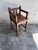 Brutalist Oak Childrens Chair, 1960s For Sale - Image 10 of 10