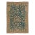 Vintage French Aubusson Handcrafted Wool Rug in Green With a Foliage Design For Sale