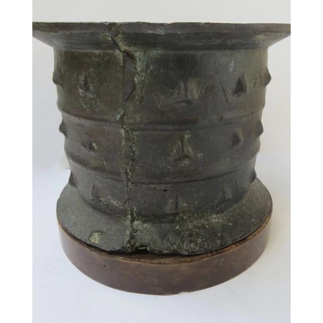 Bronze Medieval Bronze Mortar XIII Century For Sale - Image 8 of 9