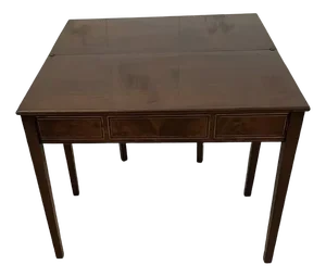 Antique George III Quality Mahogany Inlaid Tea Table