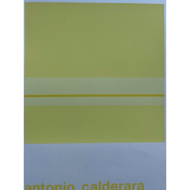 Antonio Calderara, Exhibition Poster at Gallery 1 in Hamburg, 1971, Silkscreen For Sale - Image 3 of 5