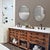 The Van Buren Arched Mirror features a beautiful round stainless steel framed mirror in a brushed brass finish. A new...