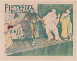 Ibels, Affiches artistiques Pierrefort, Lithograph