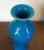 Early 20th Century Early 20th Century Chinese Porcelain Peacock Blue Baluster Shaped Vase For Sale - Image 5 of 10