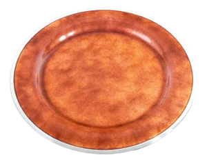 Enamelled Copper And Silver Plate by M. Mare For Broggi