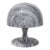 1960s Mid-Century Modern Small Tulip Shaped Marble Table Lamp For Sale