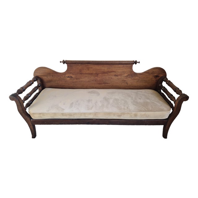 19th Century Australian Cedar Miners Couch/Bench For Sale