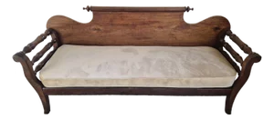 19th Century Australian Cedar Miners Couch/Bench