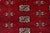 Tribal Bokhara Red/Beige Hand Knotted Wool Rug For Sale - Image 4 of 9