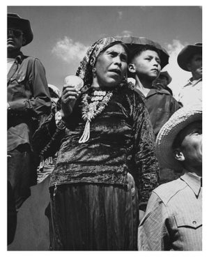 'Native American Navajo Woman & Children' Unframed Archival Pigment Print
