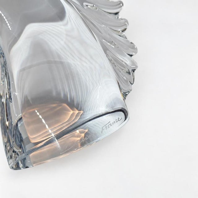 Glass Horse Head Sculpture from Daum For Sale - Image 7 of 9