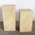 Wood Postmodern Faux Beige Stone Pedestals - a Pair For Sale - Image 7 of 7
