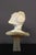 Bust of a Young Girl, 1900, Two-Tone Alabaster For Sale - Image 6 of 14
