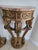 Mid 20th Century Pair of French Louis 16th Style Giltwood Rouge Marble Top Corner Tables - A Pair For Sale - Image 5 of 14
