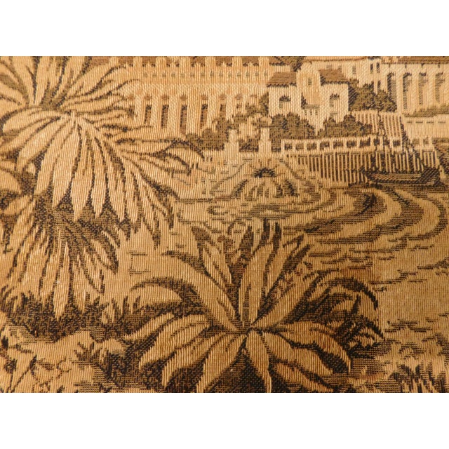 1960s Vintage Wall Hanging Tapestry Panel. 18"x 19" For Sale - Image 5 of 9