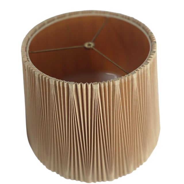 Stiffel Inverted Knife Pleated MCM Shades - A Pair For Sale In Chicago - Image 6 of 18